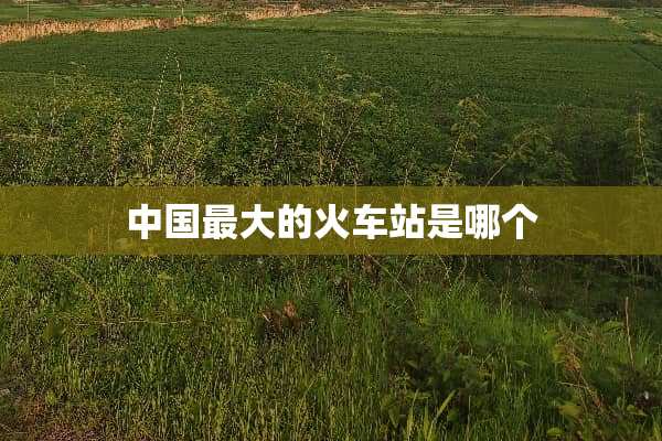 中国最大的火车站是哪个