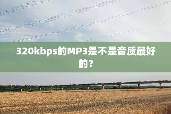 320kbps的MP3是不是音质最好的？