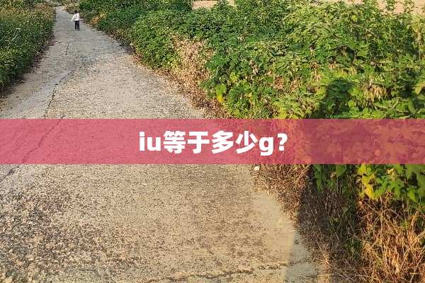 iu等于多少g？