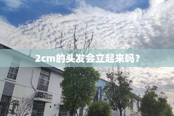 2cm的头发会立起来吗？