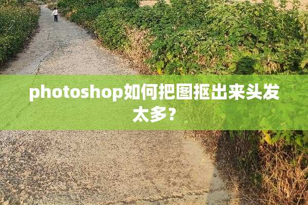 photoshop如何把图抠出来头发太多？