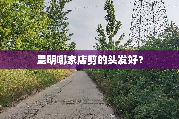 昆明哪家店剪的头发好？