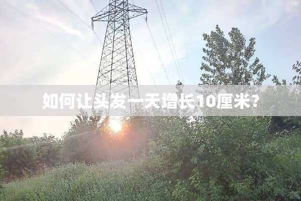 如何让头发一天增长10厘米？
