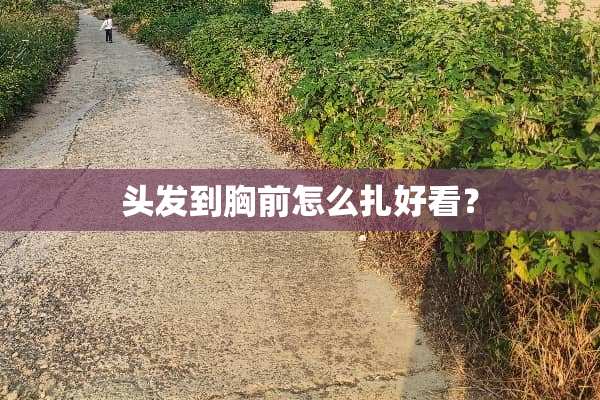 头发到胸前怎么扎好看？