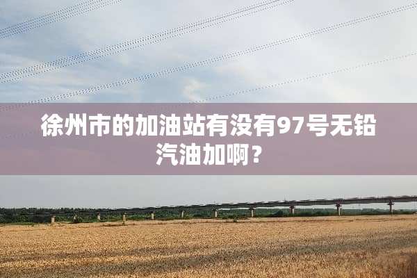 徐州市的加油站有没有97号无铅汽油加啊？
