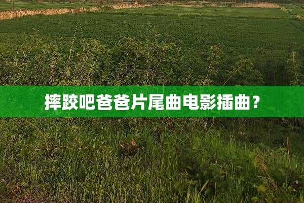 摔跤吧爸爸片尾曲电影插曲？