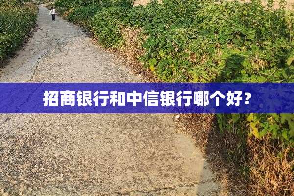 招商银行和中信银行哪个好？