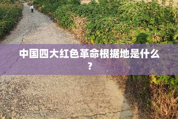 中国四大红色革命根据地是什么？