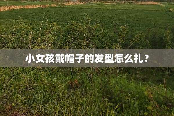 小女孩戴帽子的发型怎么扎？