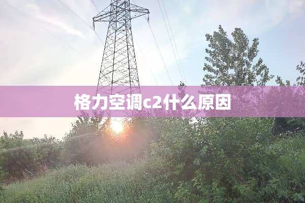 格力空调c2什么原因