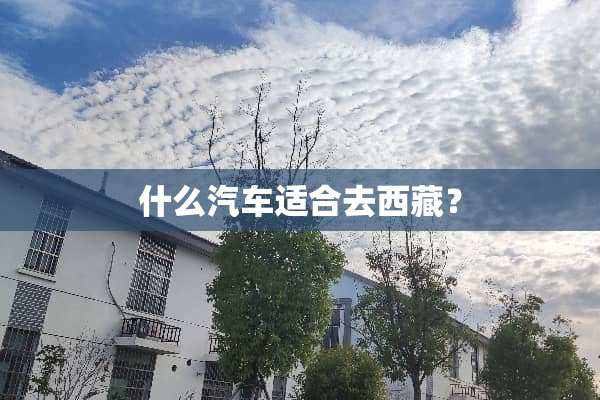 什么汽车适合去西藏？