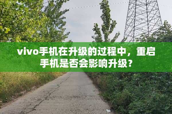 vivo手机在升级的过程中，重启手机是否会影响升级？