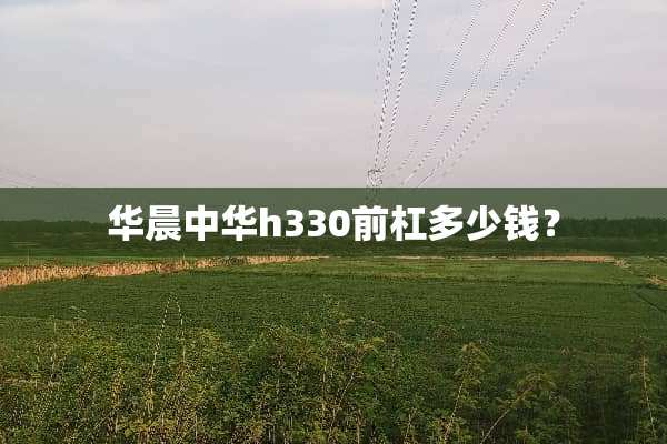 华晨中华h330前杠多少钱？