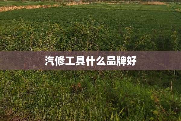 汽修工具什么品牌好
