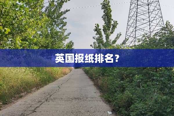英国报纸排名？