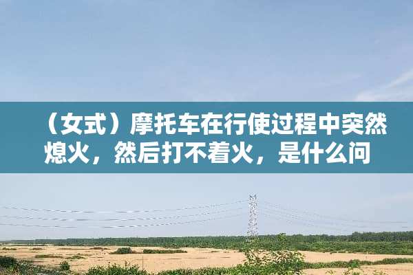 （女式）摩托车在行使过程中突然熄火，然后打不着火，是什么问题，如何解决