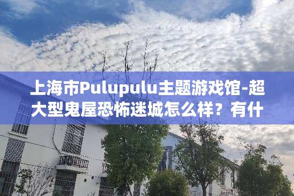 上海市Pulupulu主题游戏馆-超大型鬼屋恐怖迷城怎么样？有什么好玩的地方？