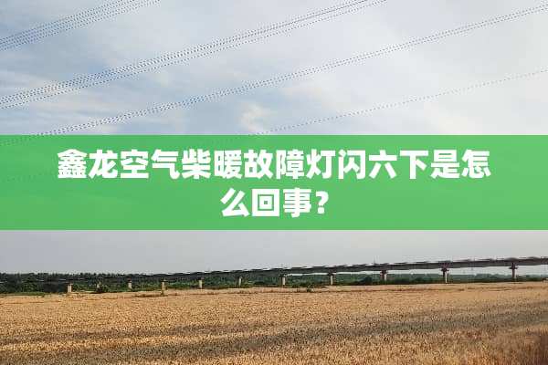 鑫龙空气柴暖故障灯闪六下是怎么回事？