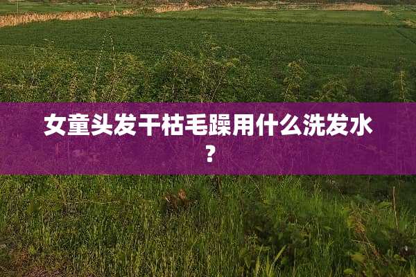 女童头发干枯毛躁用什么洗发水？