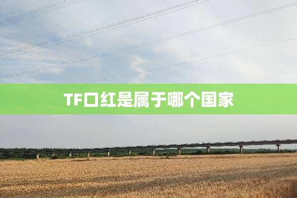 TF口红是属于哪个国家