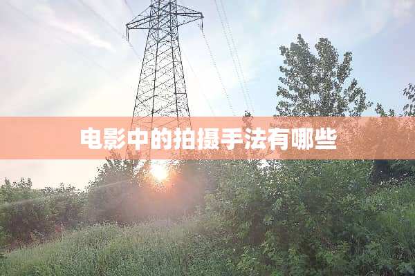 电影中的拍摄手法有哪些