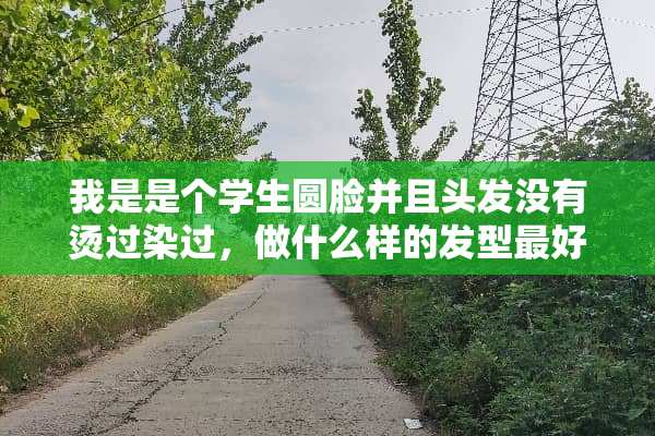 我是是个学生圆脸并且头发没有烫过染过，做什么样的发型最好看？
