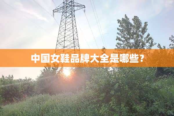 中国女鞋品牌大全是哪些？
