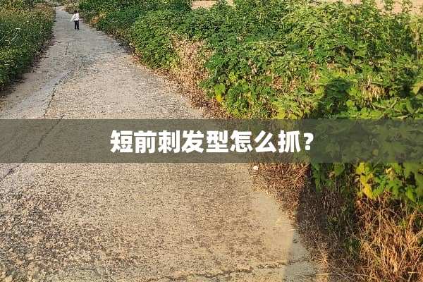 短前刺发型怎么抓？