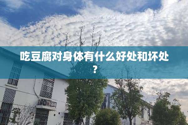 吃豆腐对身体有什么好处和坏处？