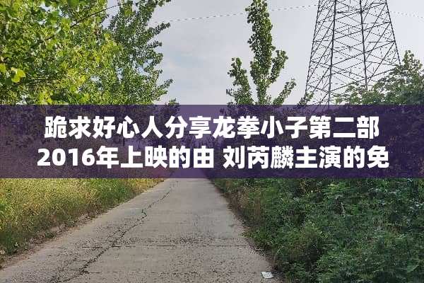 跪求好心人分享龙拳小子第二部2016年上映的由 刘芮麟主演的免费高清百度云资源