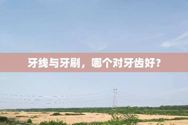 牙线与牙刷，哪个对牙齿好？