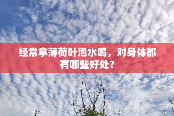经常拿薄荷叶泡水喝，对身体都有哪些好处？