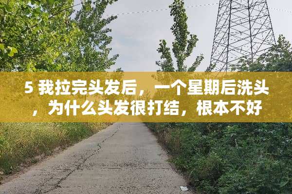 5 我拉完头发后，一个星期后洗头，为什么头发很打结，根本不好梳？