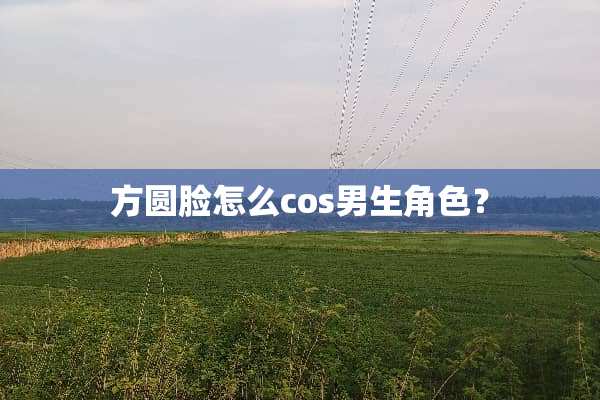 方圆脸怎么cos男生角色？
