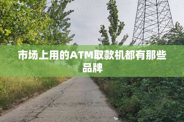 市场上用的ATM取款机都有那些品牌