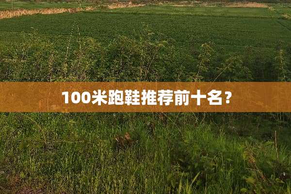 100米跑鞋推荐前十名？