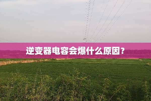 逆变器电容会爆什么原因？
