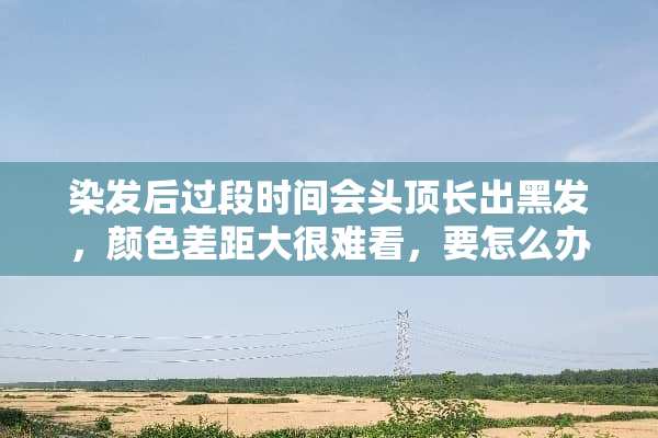 染发后过段时间会头顶长出黑发，颜色差距大很难看，要怎么办啊？