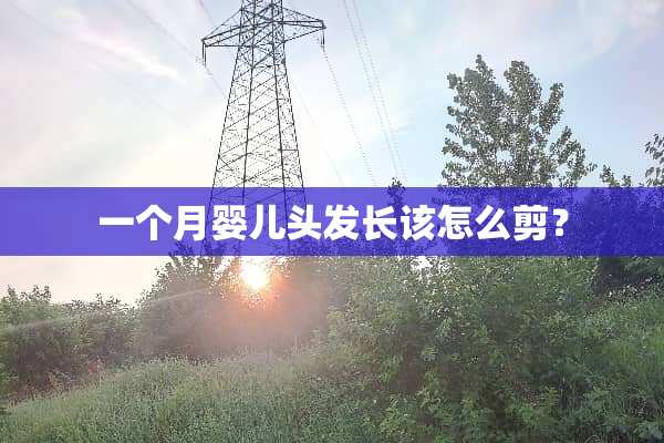 一个月婴儿头发长该怎么剪？