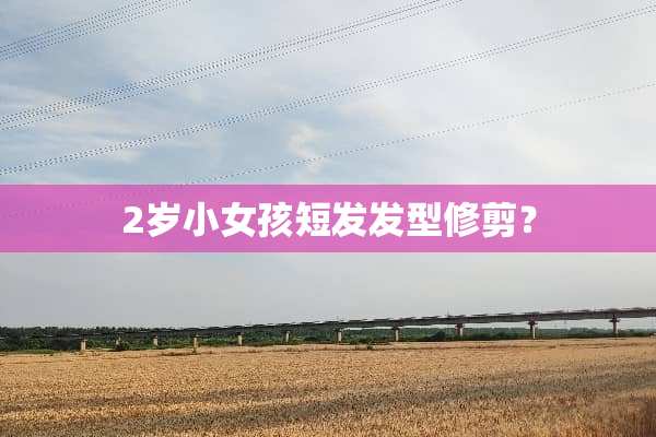 2岁小女孩短发发型修剪？