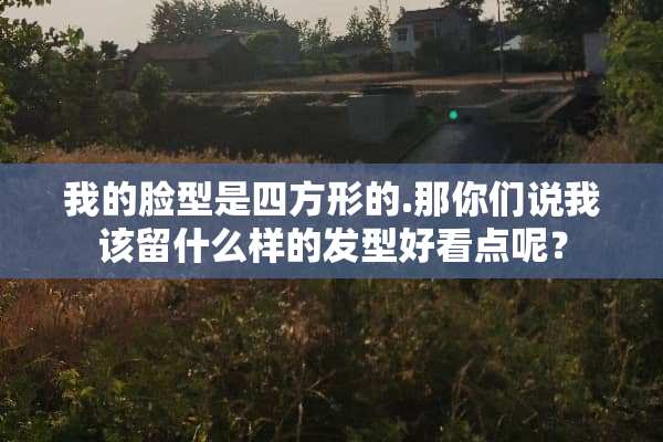 我的脸型是四方形的.那你们说我该留什么样的发型好看点呢？