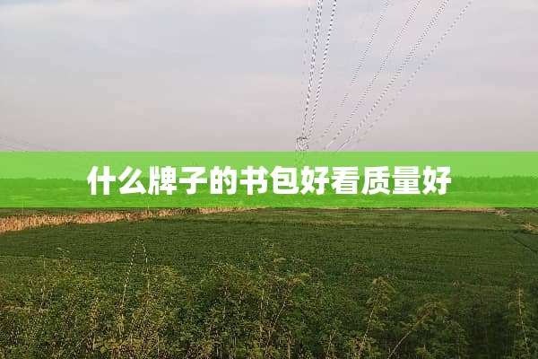 什么牌子的书包好看质量好