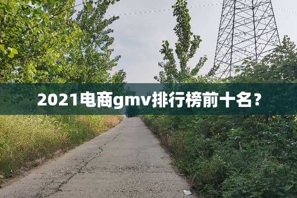 2021电商gmv排行榜前十名？