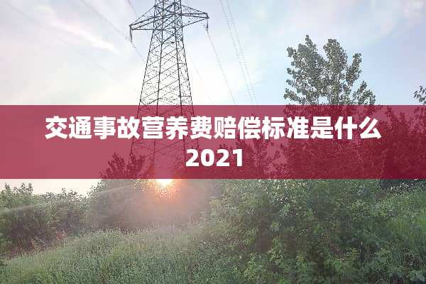 交通事故营养费赔偿标准是什么2021