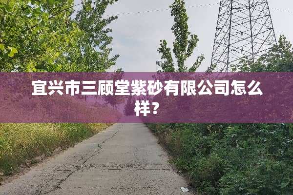 宜兴市三顾堂紫砂有限公司怎么样？