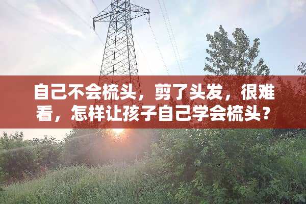 自己不会梳头，剪了头发，很难看，怎样让孩子自己学会梳头？