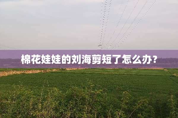 棉花娃娃的刘海剪短了怎么办？