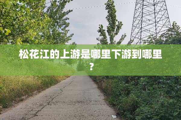 松花江的上游是哪里下游到哪里？