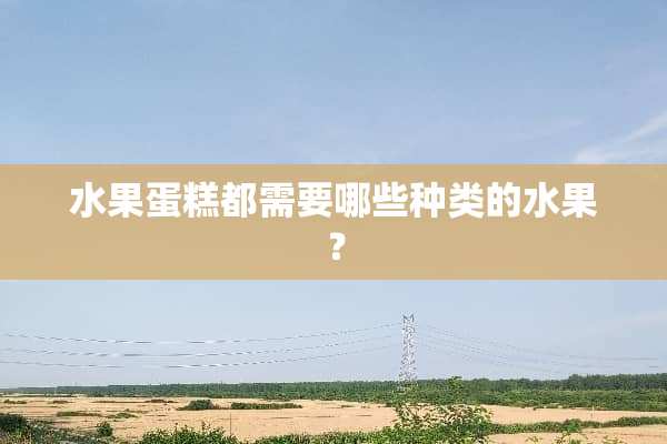 水果蛋糕都需要哪些种类的水果？