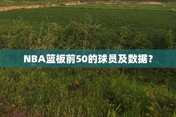 NBA篮板前50的球员及数据？
